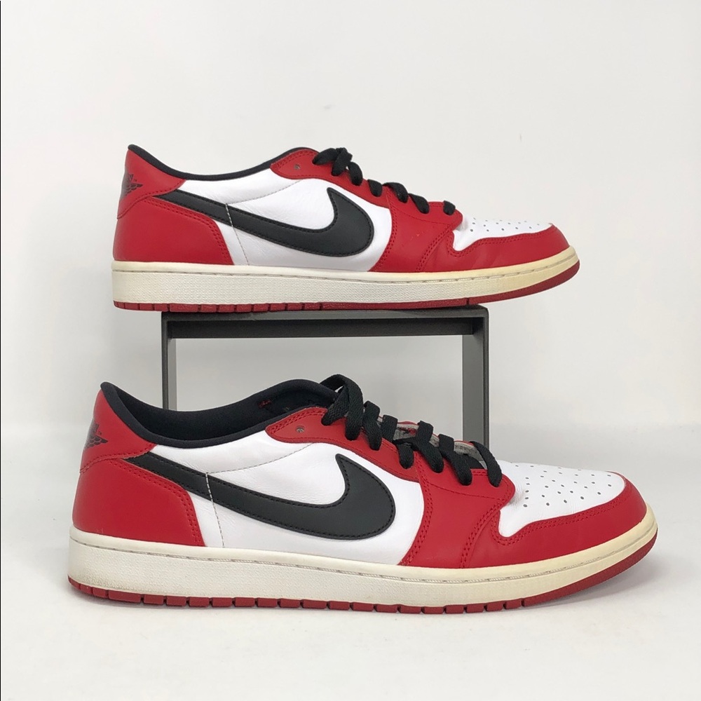 Nike Air Jordan 1 Retro Low Chicago 2016 Varsity Red 705329-600 Shoes -Size 11.5 - Picture 3 of 15